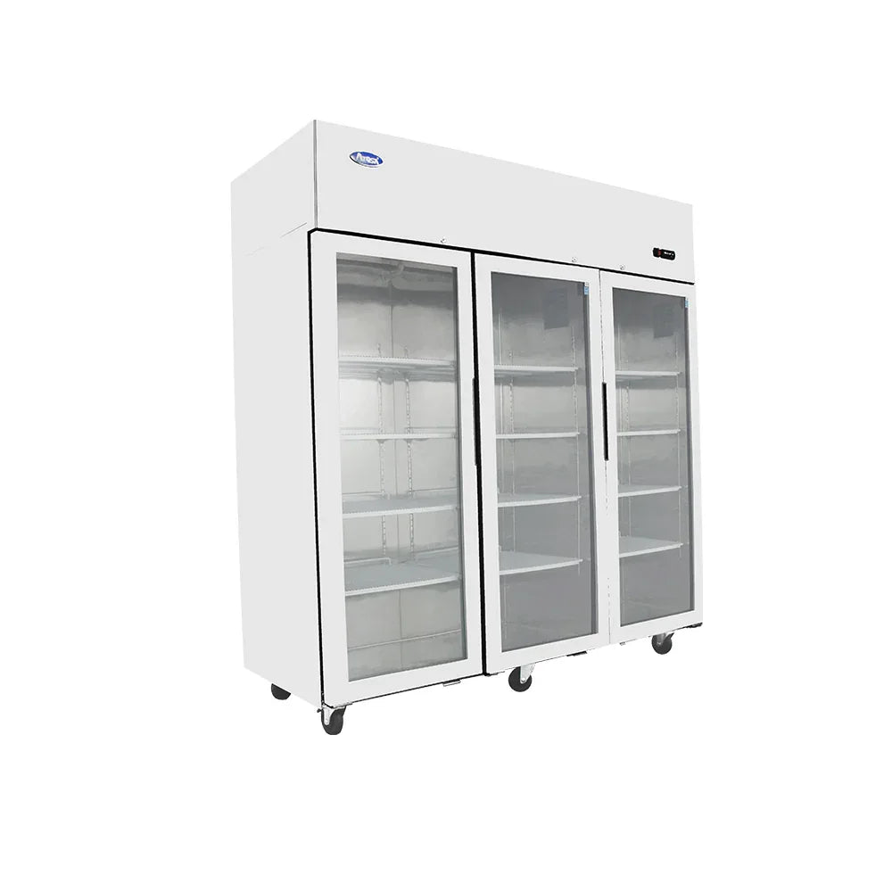 Atosa YCF9409GR Slimline Triple Glass Door Upright Freezer 1390ltrs - JD Catering Equipment Solutions Ltd