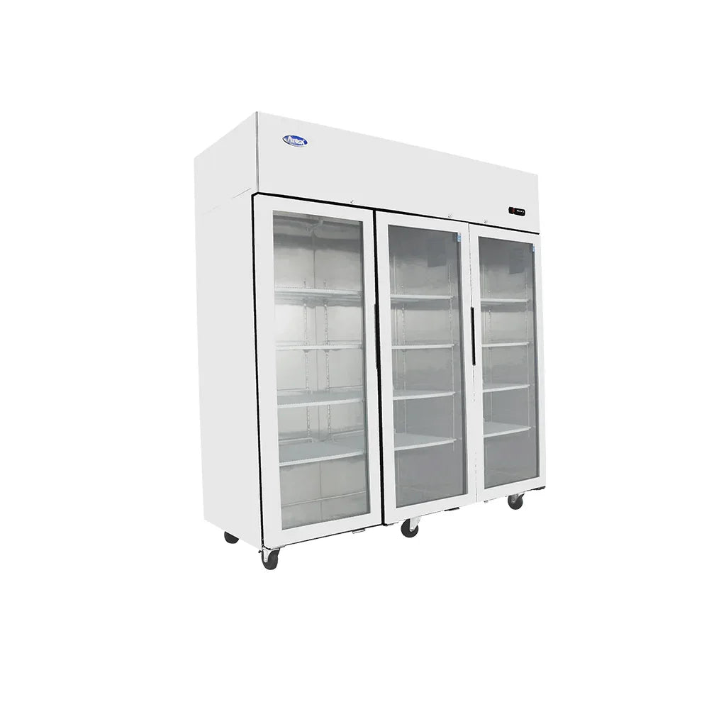 Atosa YCF9403GR 3 Glass Door Display Fridge 1390 Litre - JD Catering Equipment Solutions Ltd