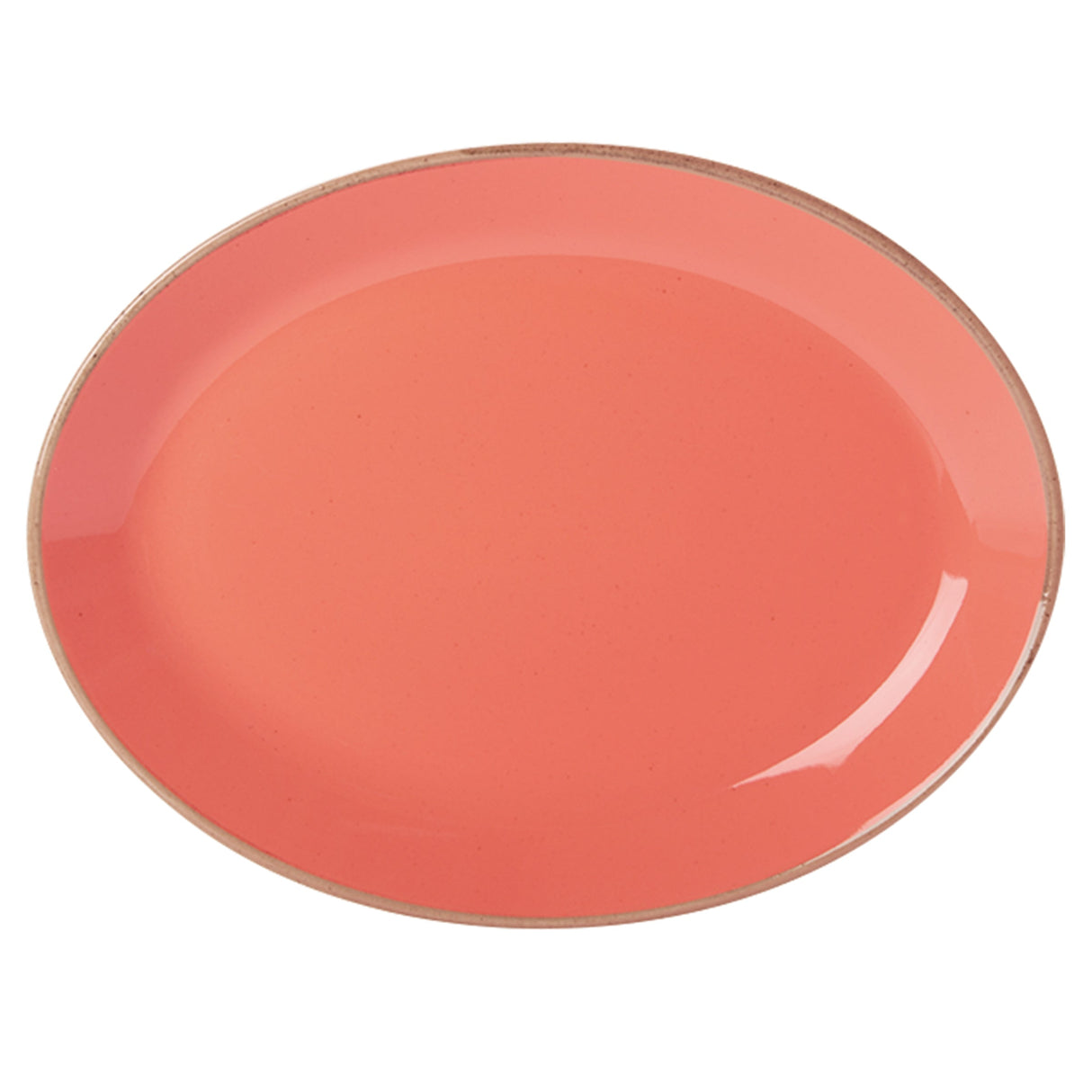 Seasons Coral Oval Plate 30cm/12" 112131CO Pack Size 6