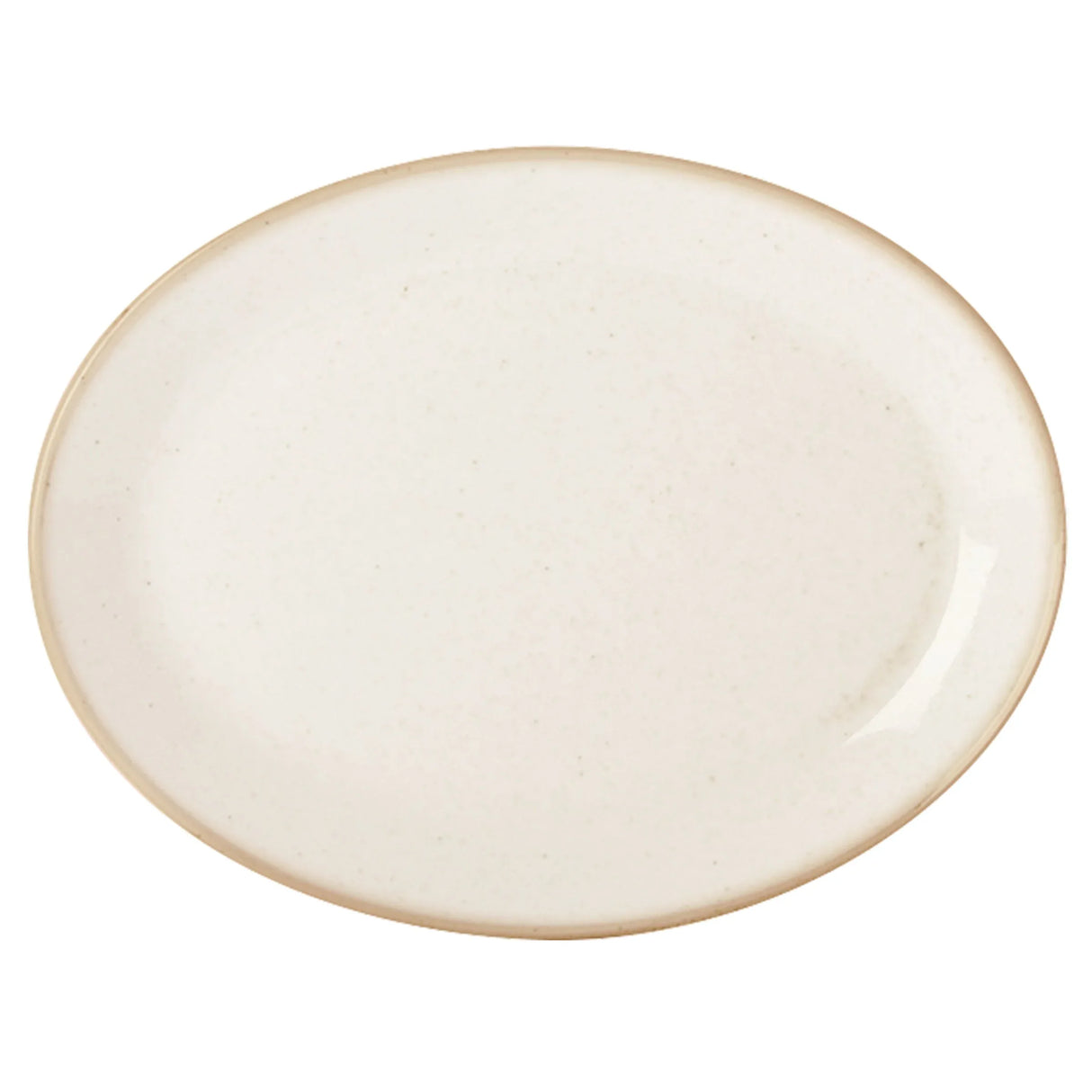 Seasons Oatmeal Oval Plate 30cm/12" 112131OA Pack Size 6 - JD Catering Equipment Solutions Ltd
