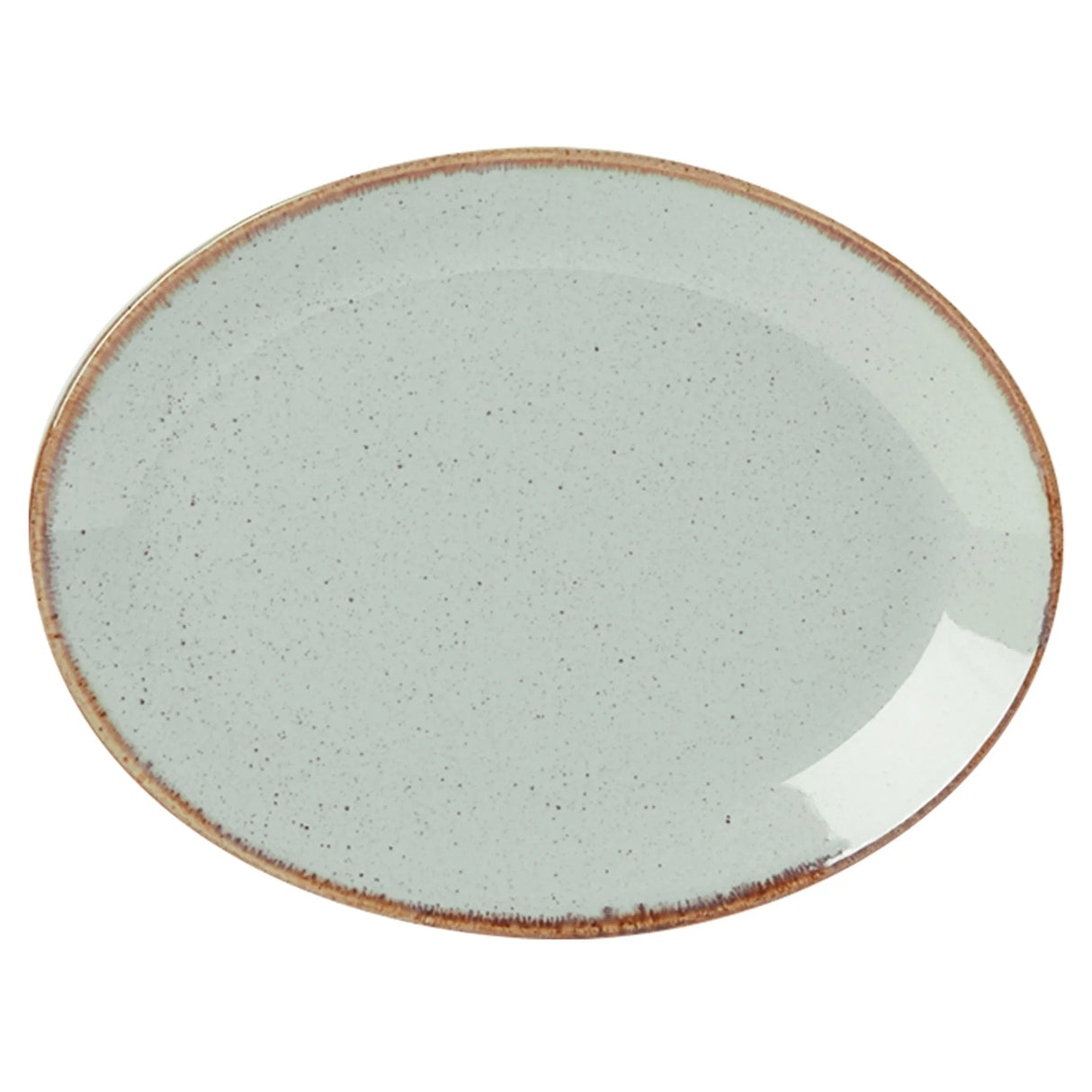 Seasons Stone Oval Plate 30cm/12" 112131ST Pack Size 6 - JD Catering Equipment Solutions Ltd