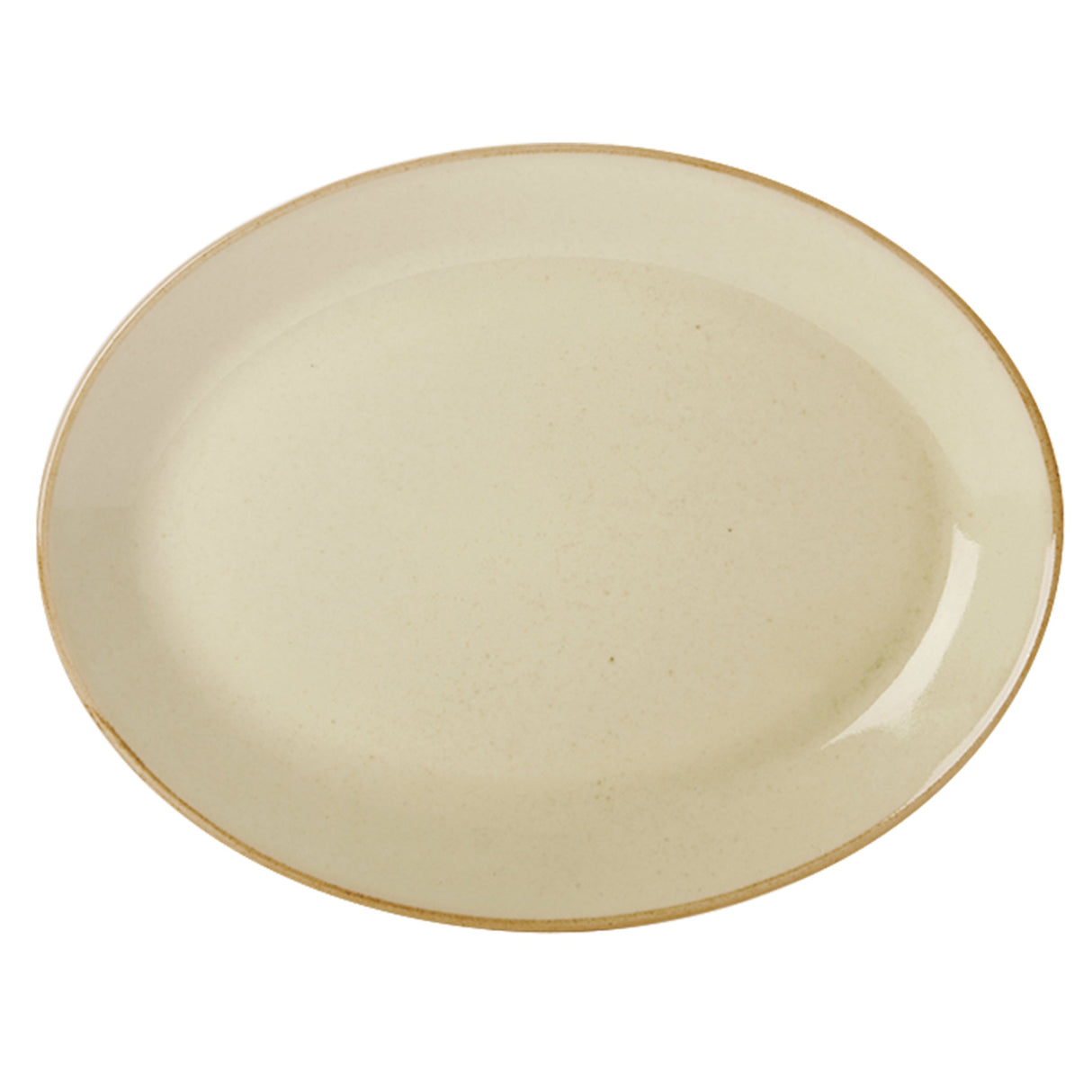 Seasons Wheat Oval Plate 30cm/12" 112131WH Pack Size 6