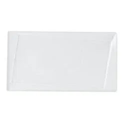 Pack Size 6 - Porcelite Twist Rectangular Plate 32.5x17.5cm/12.5x7" - 116633