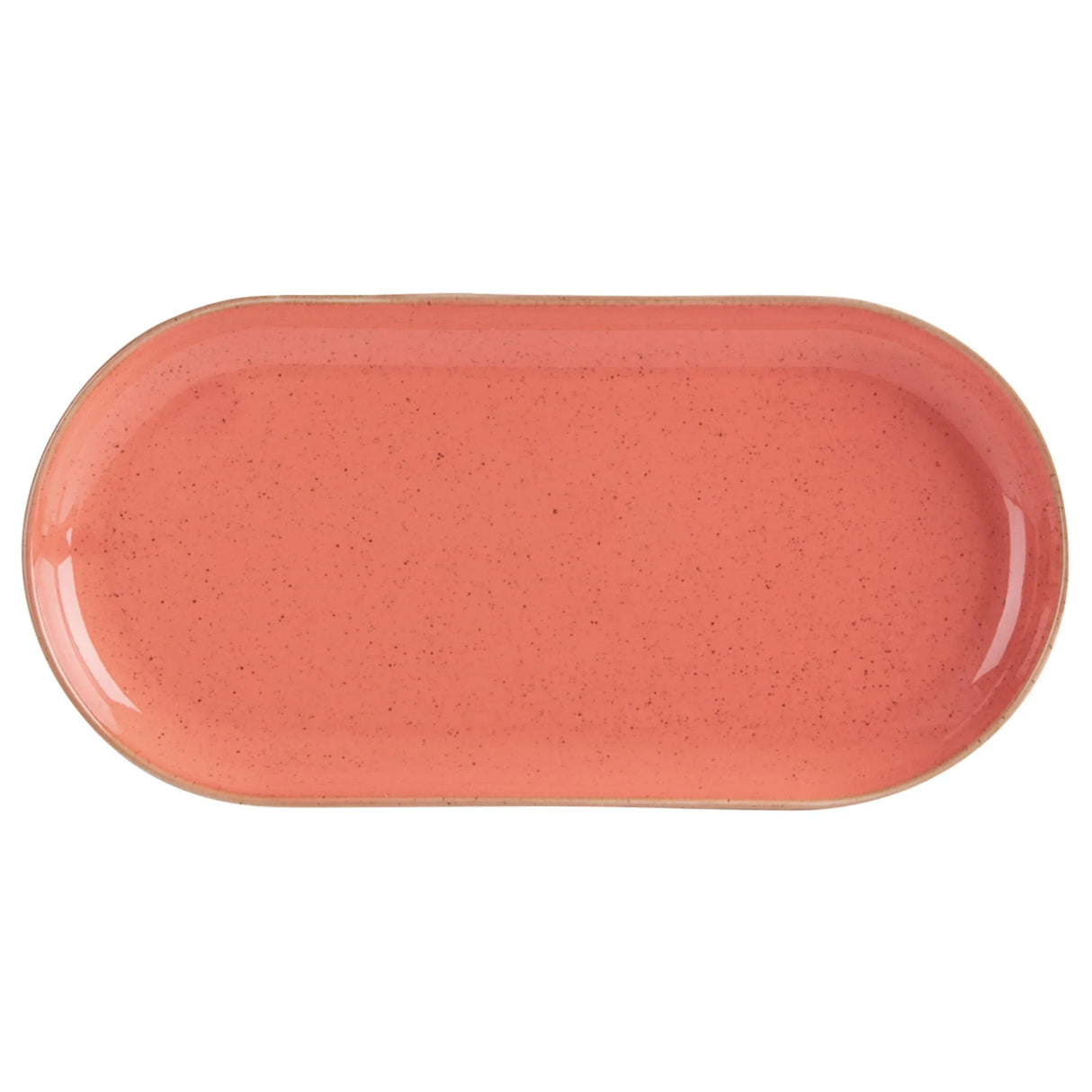 Seasons Coral Narrow Oval Plate 30cm 118130CO Pack Size 6 - JD Catering Equipment Solutions Ltd
