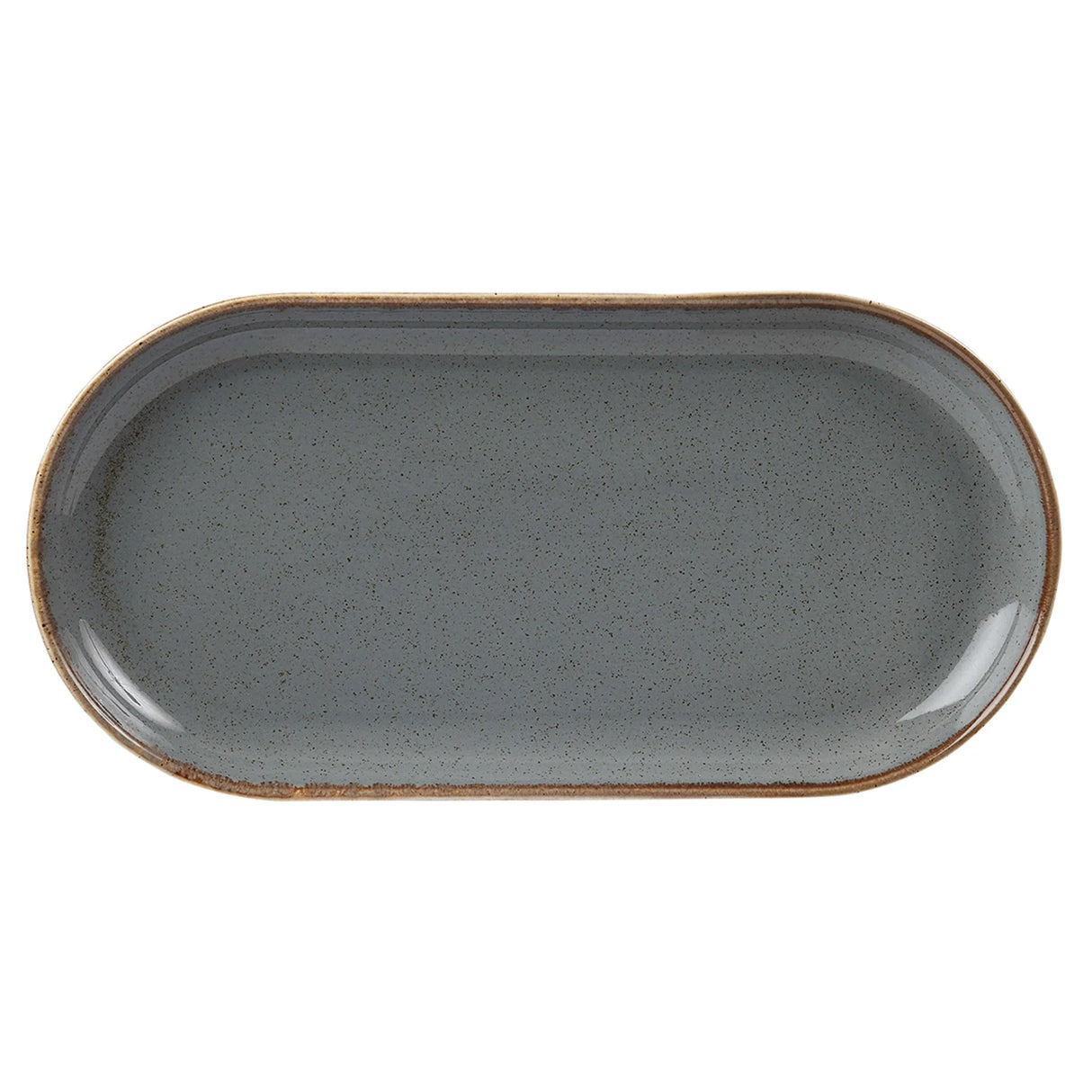 Seasons Storm Narrow Oval Plate 32x20cm/12.5x8" 118132RM Pack Size 6 - JD Catering Equipment Solutions Ltd