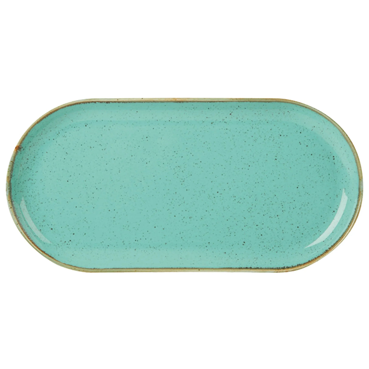 Seasons Sea Spray Narrow Oval Plate 32x20cm/12.5x8" 118132SS Pack Size 6 - JD Catering Equipment Solutions Ltd