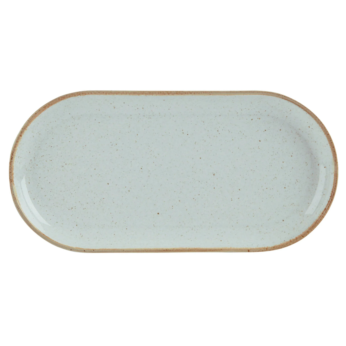 Seasons Stone Narrow Oval Plate 32x20cm/12.5x8" 118132ST Pack Size 6 - JD Catering Equipment Solutions Ltd
