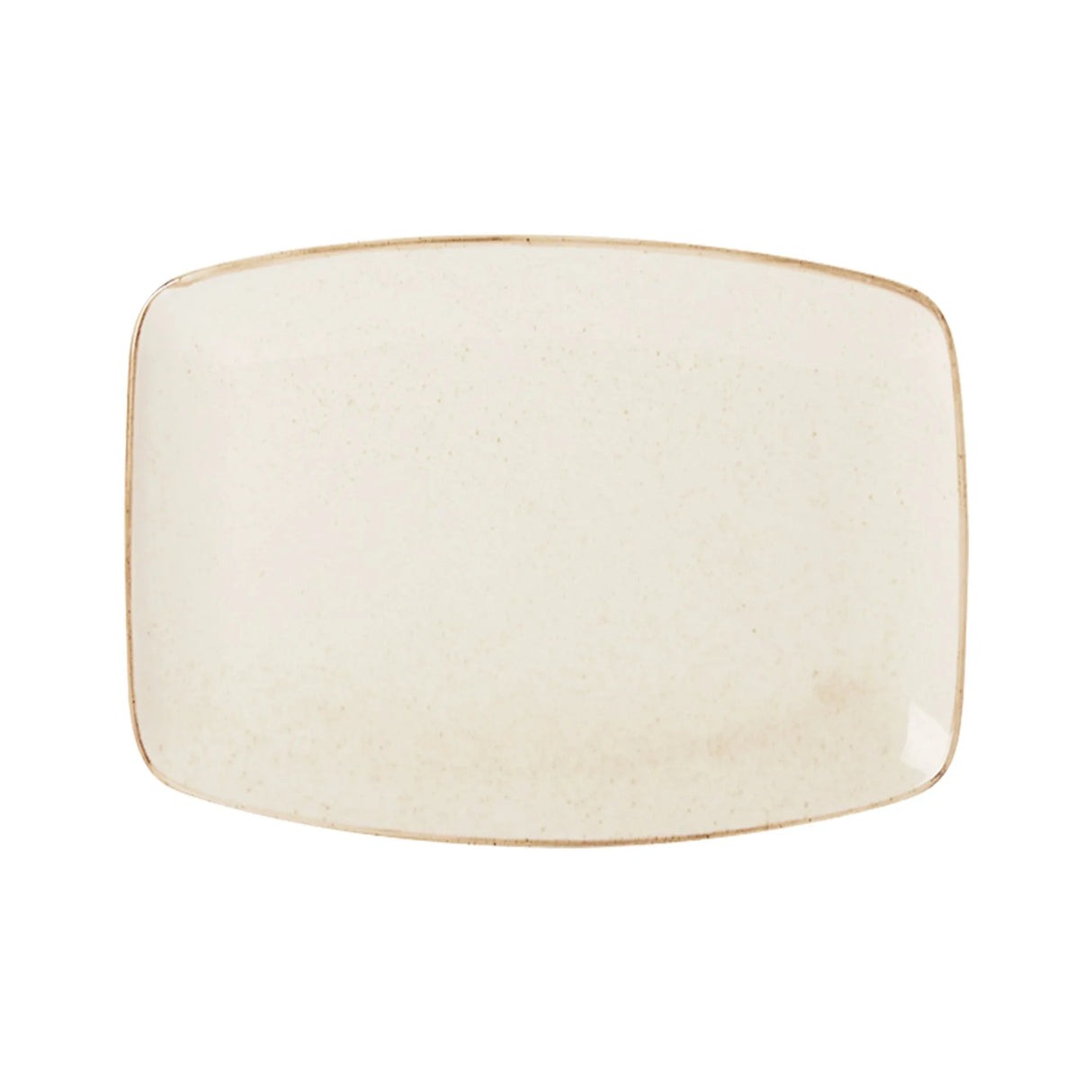 Seasons Oatmeal Rectangular Plate 27cm 118427OA Pack Size 6 - JD Catering Equipment Solutions Ltd