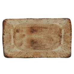 Pack Size 6 - Rustico Stoneware Natura Rectangular Plate 28cm/11" - 11DC28NA
