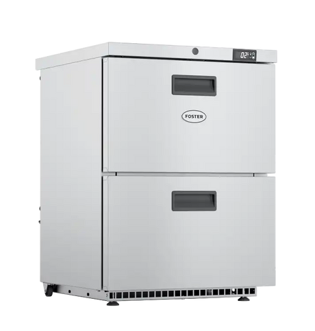 Foster 2 Drawer HR1502D: 150 Ltr Undercounter Cabinet Refrigerator 13-173)