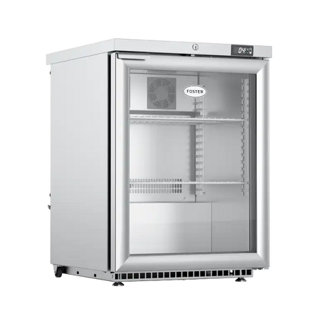 CW733 Foster 1 Glass Door 150Ltr Under Counter Fridge with light HR150G 13-174