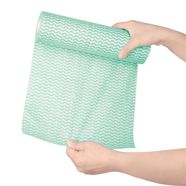 CS807 Jantex Non Woven Cloth Green (Roll of 100 Sheets)