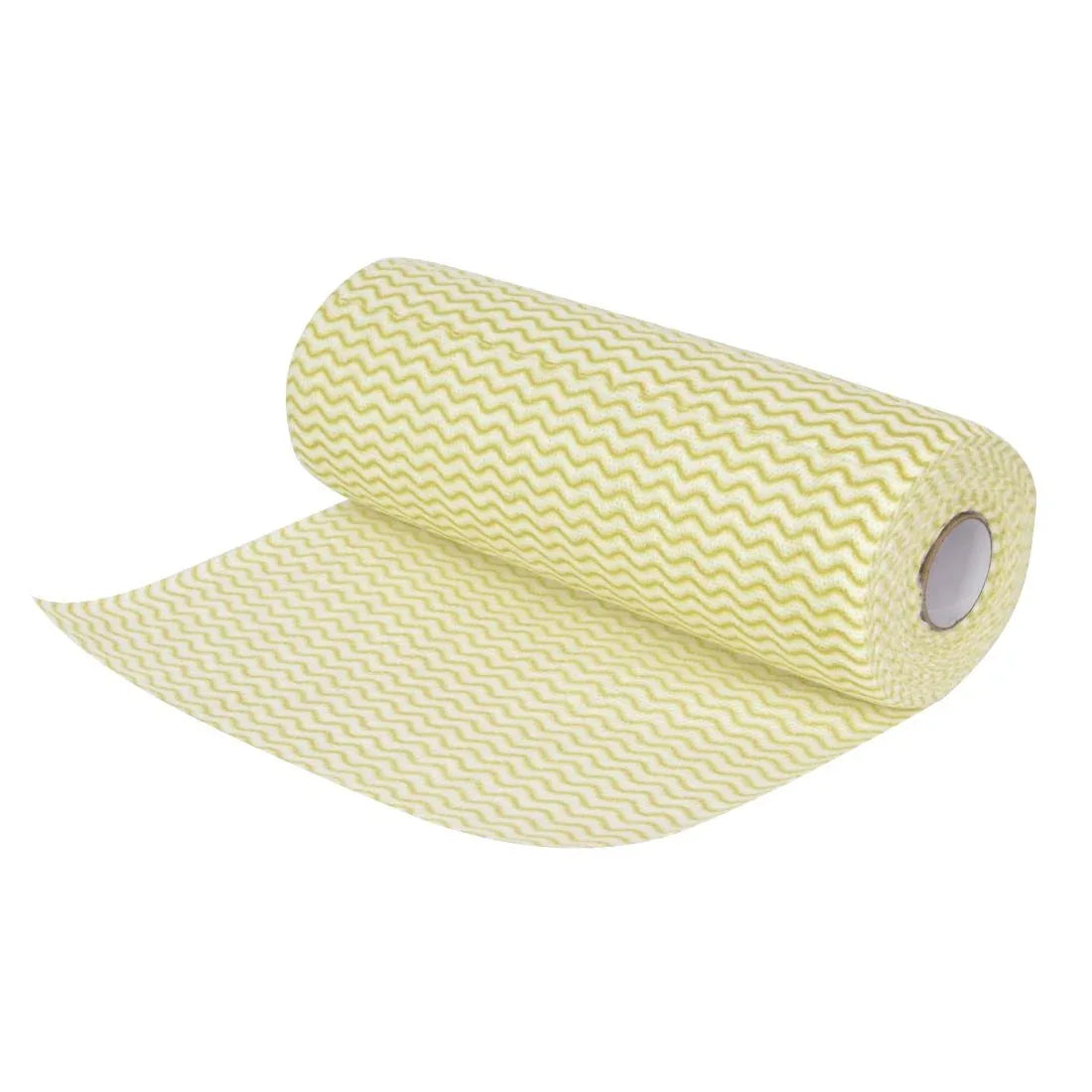 CS808 Jantex Non Woven Cloth Yellow (Roll of 100 Sheets) - JD Catering Equipment Solutions Ltd