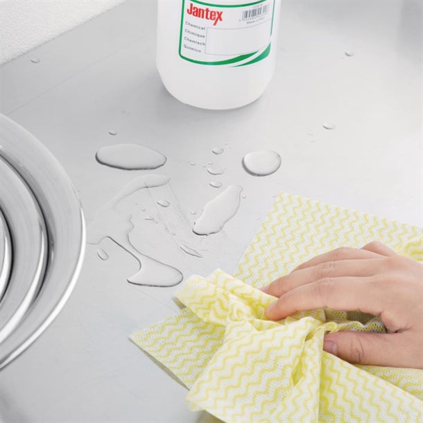 CS808 Jantex Non Woven Cloth Yellow (Roll of 100 Sheets)