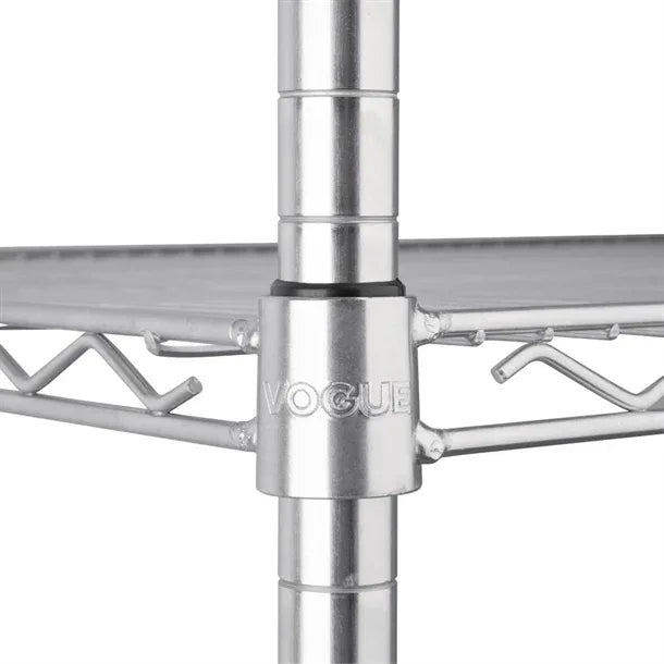 L928 Vogue 4 Tier Wire Shelving Kit 1220x460mm - JD Catering Equipment Solutions Ltd