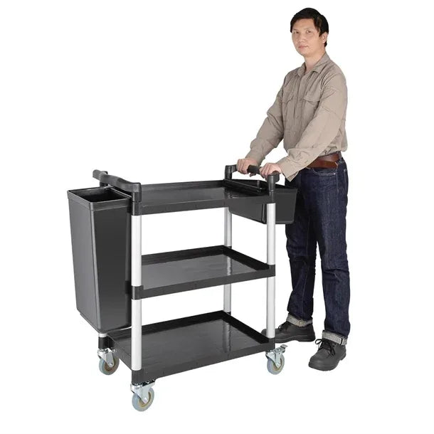 CF101 Vogue Polypropylene Mobile Trolley Small - JD Catering Equipment Solutions Ltd