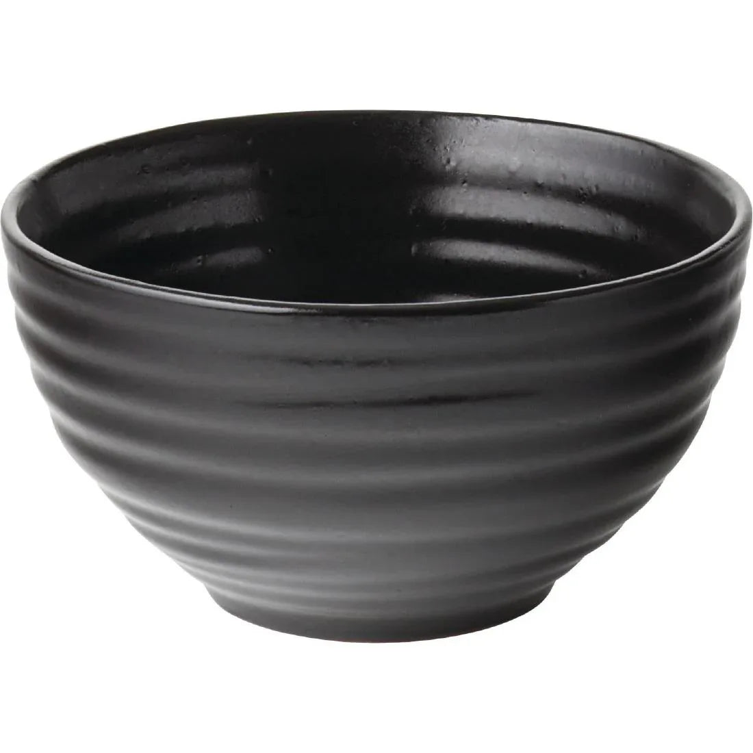 GM046 Utopia Tribeca Rice Bowl Ebony 100mm (Pack of 6) - JD Catering Equipment Solutions Ltd