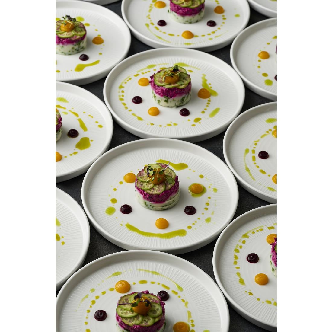 DX127 Churchill Bamboo White Walled Plate 260mm (Pack of 6)