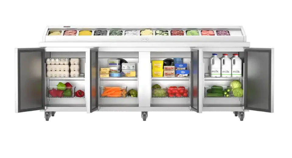 Foster FPS4HR: 420 Ltr Prep Station Refrigerator 15-246 - JD Catering Equipment Solutions Ltd