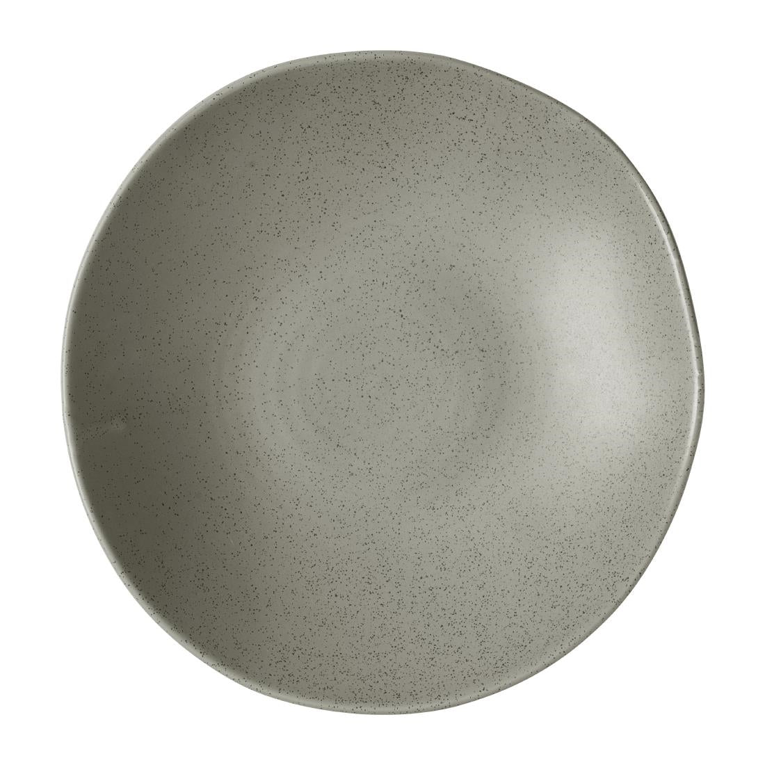 JF648 Churchill Peppercorn Grey Natural Organic Coupe Bowl - 250mm (Pack 6) (Direct)
