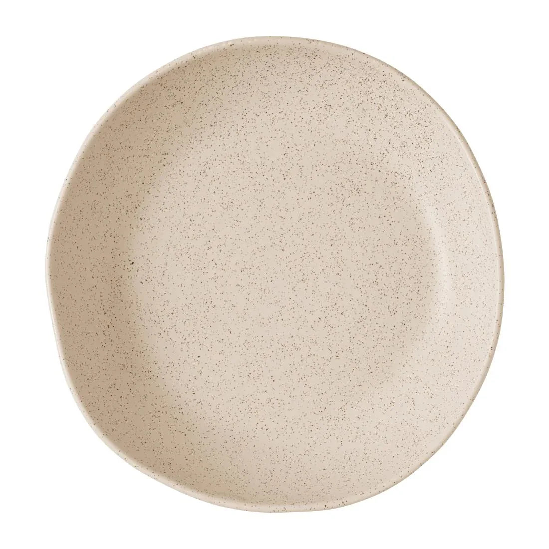 JF658 Churchill Nutmeg Cream Natural Organic Deep Bowl - 250mm (Pack 6) (Direct)