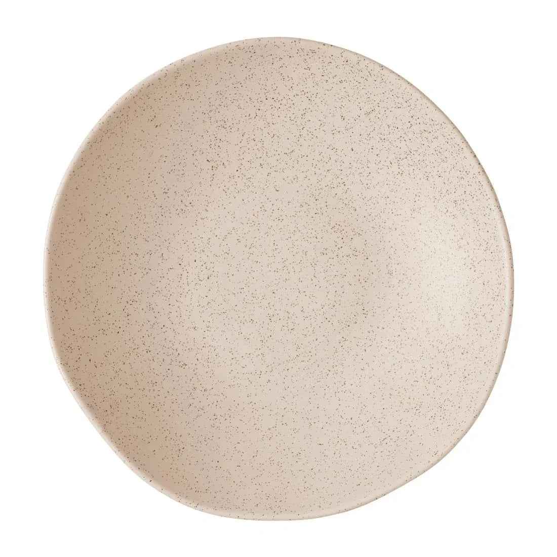 JF660 Churchill Nutmeg Cream Natural Organic Coupe Bowl - 250mm (Pack 6) (Direct)