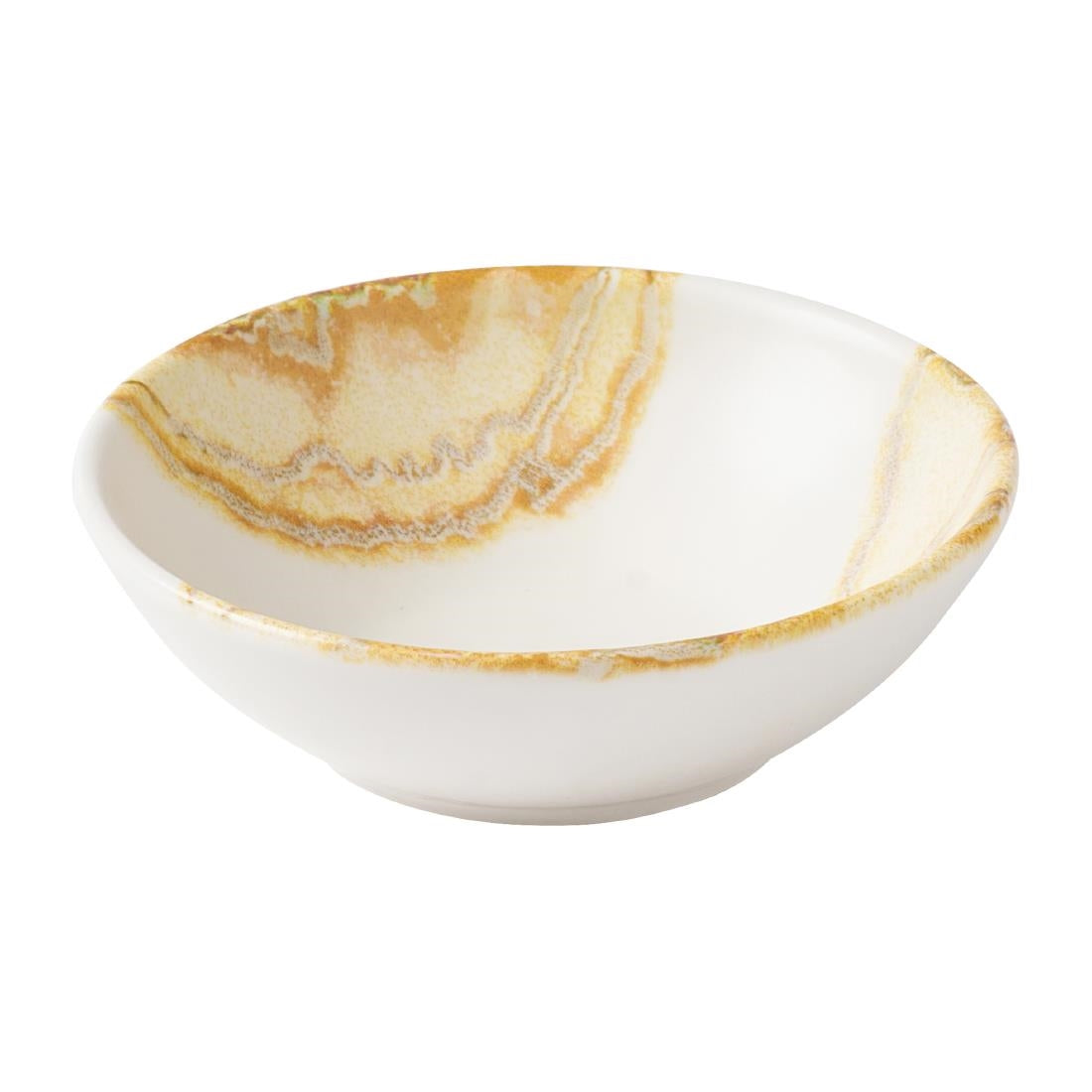 JF676 Churchill Gold Shallow Bowl - 130mm (Pack 12) (Direct)