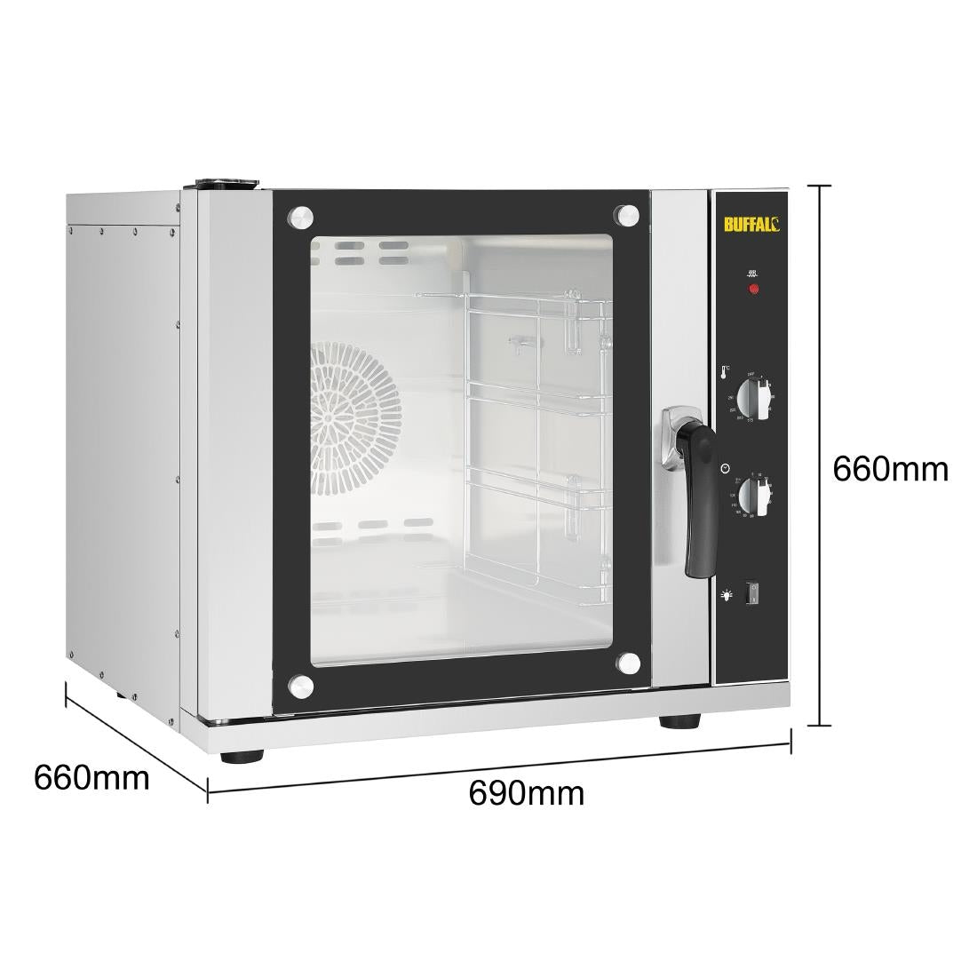 Buffalo Convection Oven - 4 x GN 2/3