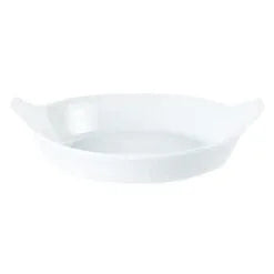 Pack Size 6 - Porcelite Round Eared Dish 13cm/5.25" - 15410