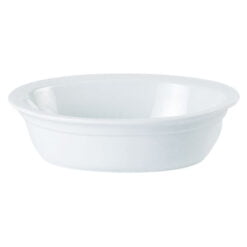 Pack Size 6 - Porcelite Lipped Oval Pie Dish 18cm/7" 35.5cl/12.5oz - 15432