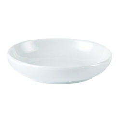 Pack Size 12 - Porcelite Butter Tray 10cm/4" - 15433