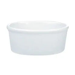Pack Size 6 - Porcelite Oval Pie Dish 14x10x5cm/ 5"x4" - 15455