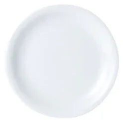 Pack Size 6 - Porcelite Narrow Rim Plate 22cm/8.5" - 160322