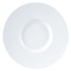 Pack Size 6 - Porcelite Wide Rim Gourmet Plate 29cm/11.5" - 168229