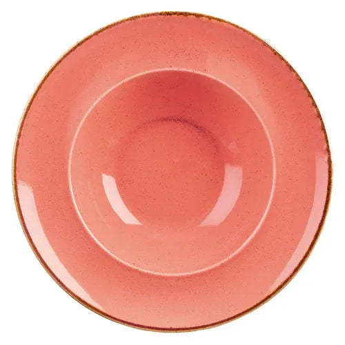 Seasons Coral Pasta Plate 26cm 173925CO Pack Size 6 - JD Catering Equipment Solutions Ltd
