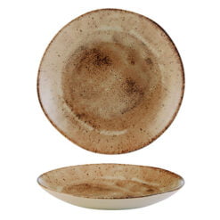 Pack Size 6 - Rustico Stoneware Natura Coupe Bowl 27 cm/10½" - 17DC28NA