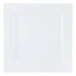 Pack Size 6 - Porcelite Flat Square Plate 27cm/10.5" - 185627