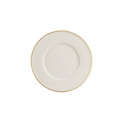 Pack Size 6 - Porland Academy Line Gold Band Plate 17cm - 185817GB