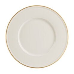 Pack Size 6 - Porland Academy Line Gold Band Plate 29cm - 185829GB