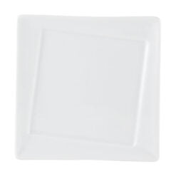 Pack Size 6 - Porcelite Twist Square Plate 13cm/5" - 186613