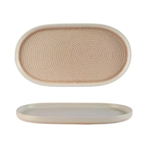 Nude Oval Platter 33x18cm/11" x 7" Pack Size 6 - 198033NU
