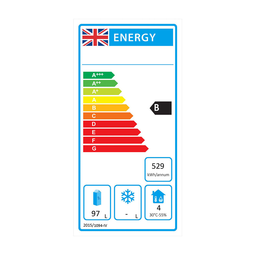 Ice-A-Cool ICE3820GR 4 Drawers Counter Refrigerator 300 Litres