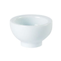 Pack Size 12 - Porcelite Round Footed Bowl 6x3cm/2.25x1.25" - 221158