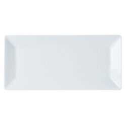 Pack Size 6 - Porcelite Rectangular Buffet Tray 32x15cm/12.5"x5.75" - 221295
