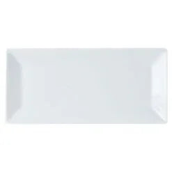 Pack Size 6 - Porcelite Rectangular Buffet Tray 32x15cm/12.5"x5.75" - 221295
