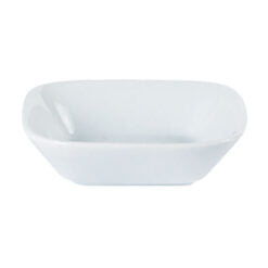 Pack Size 12 - Porcelite Square Dipper Dish 7.5cm/3" - 221359