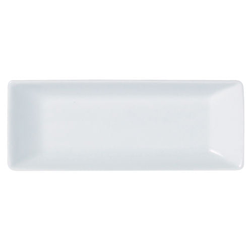 Pack Size 6 - Porcelite Rectangular Serving Tray 18x7cm/7.5"x2.5" - 221423