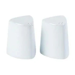 Pack Size 6 - Porcelite Triangular Salt Pourer 6.5cm/2.5" - 221445