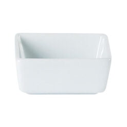 Pack Size 12 - Porcelite Square Bowl 8cm/3.5" 11cl/3oz - 222361