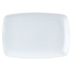 Pack Size 6 - Porcelite Rectangular Plate 26.5x18cm/10.5"x7" - 222589